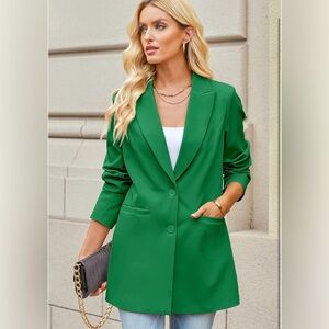 LUVAMIA Green Blazer Size Large